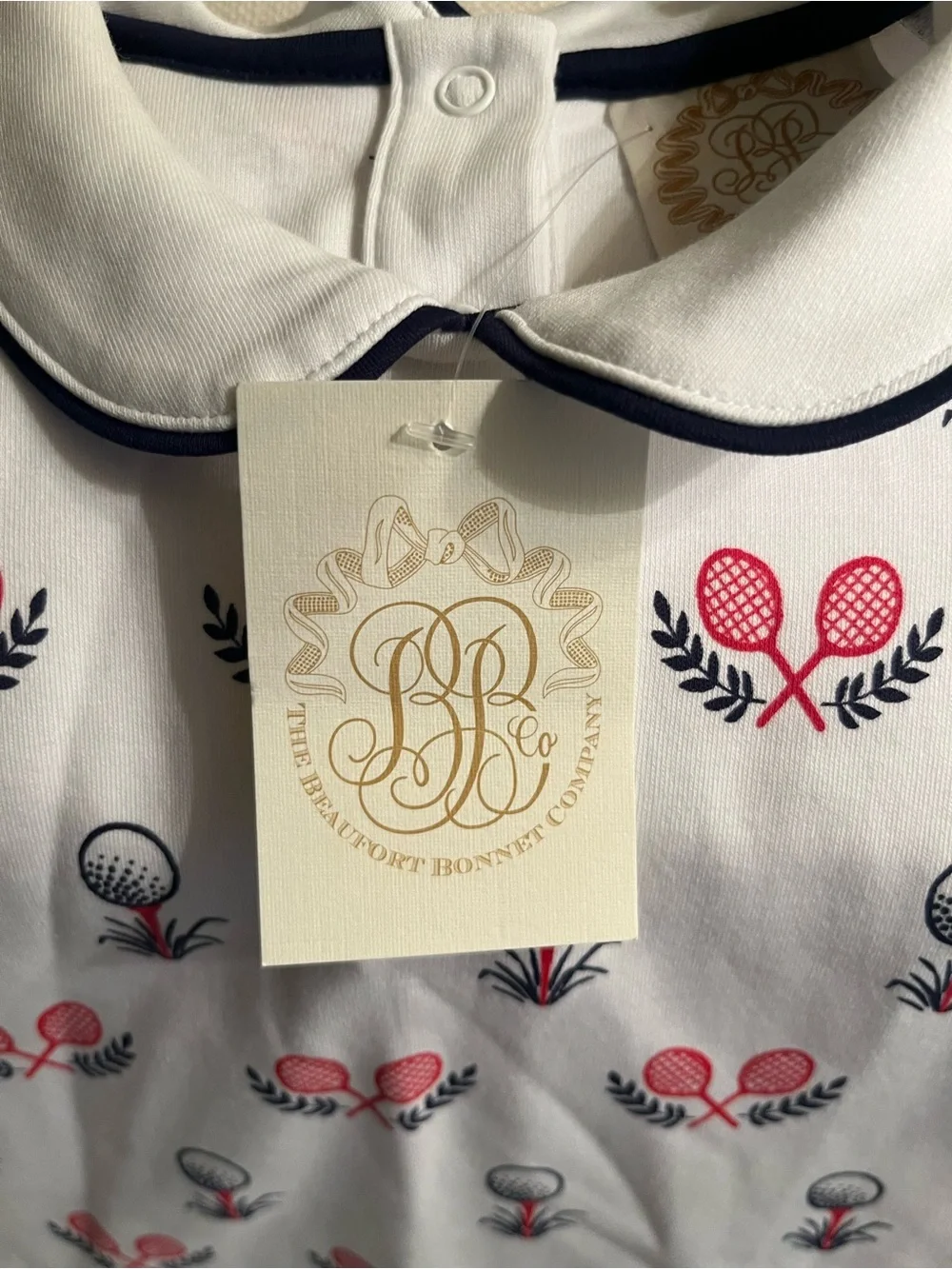 Beaufort Bonnet Girls Polo Tennis Print Dress